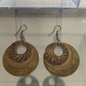 Vintage brass Earrings